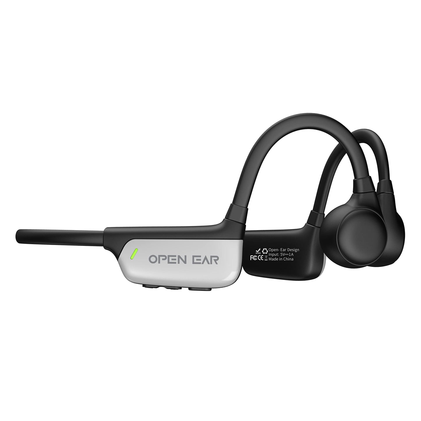 Sextet BT - Open Ear Waterproof Bone Conduction Headphones with Bluetooth, Microphone and Voice Control