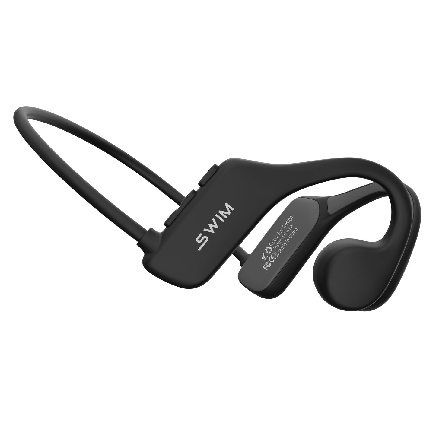 Bone X5 Swim - Open Ear Swimming IP68 Waterproof Bone Conduction Headphones with 32 GB Built in Memory, Bluetooth and Microphone