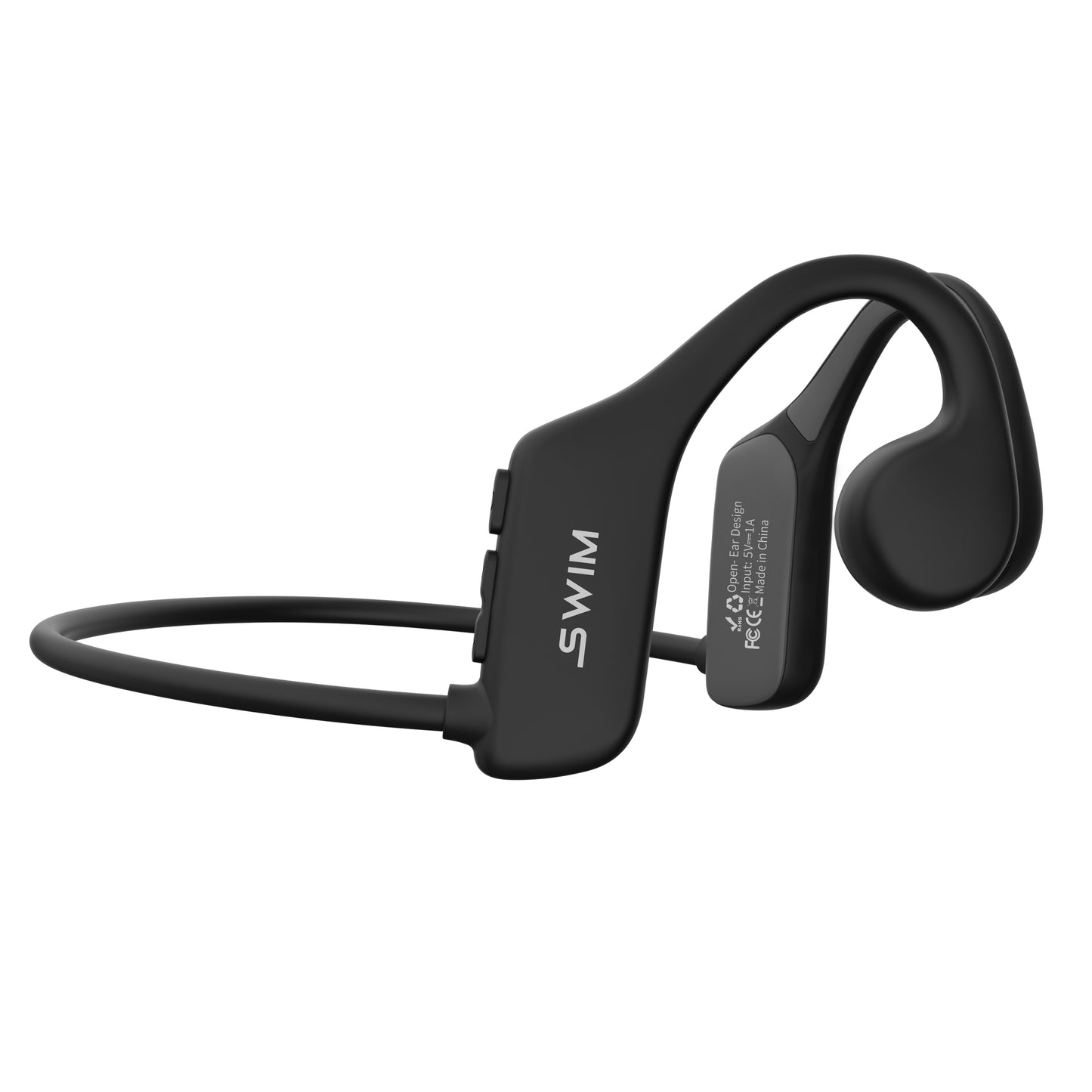 Bone X5 Swim - Open Ear Swimming IP68 Waterproof Bone Conduction Headphones with 32 GB Built in Memory, Bluetooth and Microphone